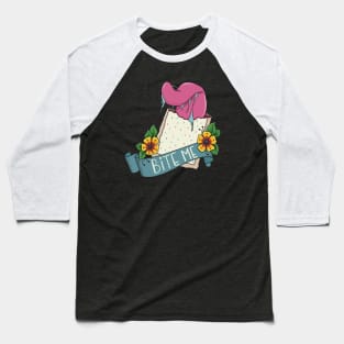 Bite Me - Poptart Vintage Tattoo Baseball T-Shirt